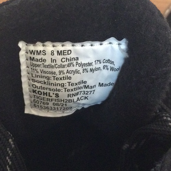 🎉HOST PIC🎉 Adorable New Black Ortholite eco Boot Sz 8 Great Deal - Picture 8 of 9